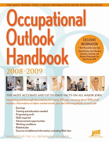 Beispielbild fr Occupational Outlook Handbook, 2008-2009 (Occupational Outlook Handbook (Paper-Claitor's)) ; 9781593575137 ; 1593575130 zum Verkauf von APlus Textbooks