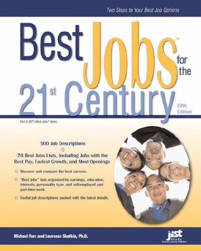 Beispielbild fr Best Jobs for the 21st Century Fifth Edition zum Verkauf von Better World Books