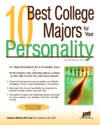 Stock image for 10 Best College Majors For Your Personality (Best Jobs) for sale by Wonder Book