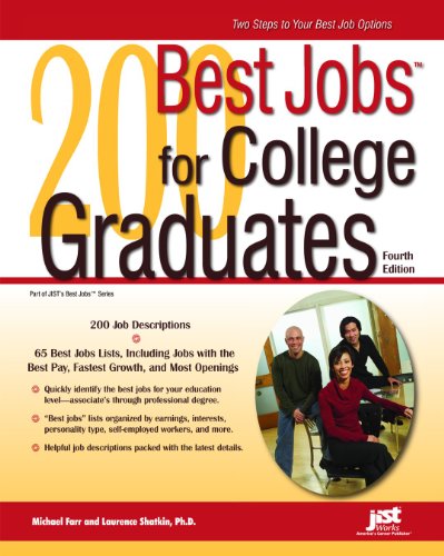 Beispielbild fr 200 Best Jobs for College Graduates zum Verkauf von Better World Books
