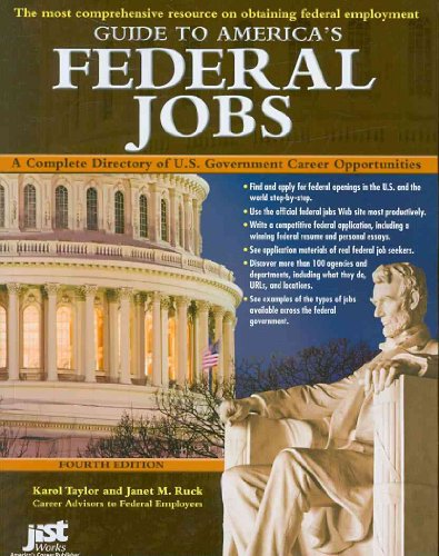 Beispielbild fr Guide to America's Federal Jobs: A Complete Directory of U.S. Government Career Opportunities zum Verkauf von SecondSale