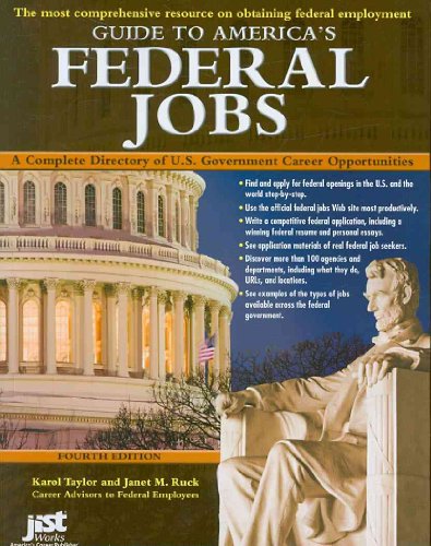 Imagen de archivo de Guide to America's Federal Jobs: A Complete Directory of U.S. Government Career Opportunities a la venta por SecondSale