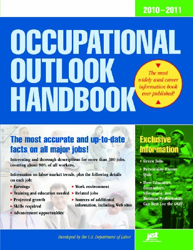 Beispielbild fr Occupational Outlook Handbook, 2010-2011: With Bonus Content (Occupational Outlook Handbook (Jist Works)) zum Verkauf von HPB-Red
