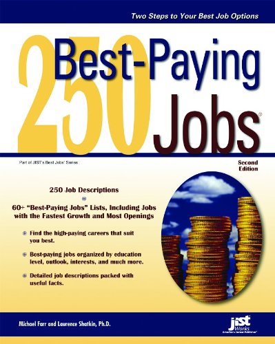 Beispielbild fr 250 Best-Paying Jobs, 2nd Ed (Jist's Bet Jobs Series) zum Verkauf von Wonder Book