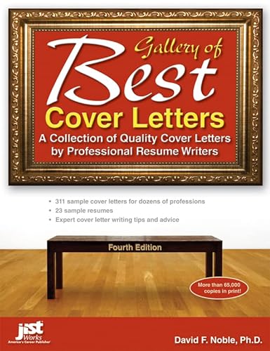 Stock image for Gallery of Best Cover Letters : A Collection of Quality Cover Letters by Professional Resume Writers for sale by Better World Books