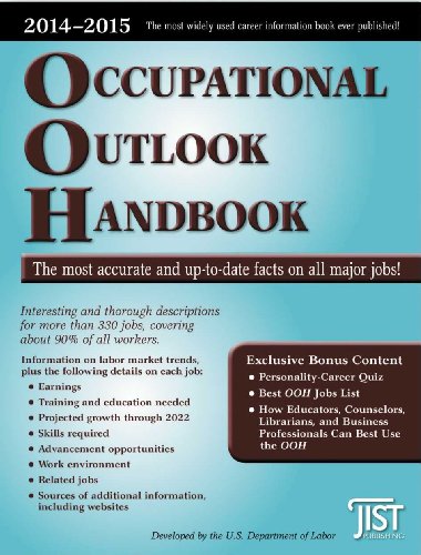 Beispielbild fr Occupational Outlook Handbook zum Verkauf von Better World Books