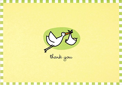 9781593590918: Thank You Notes Baby Stork (Note Card Series)