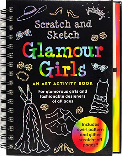 Imagen de archivo de Scratch and Sketch Glamour Girls (Art Activity Book) a la venta por SecondSale