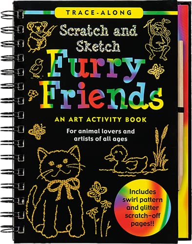 Stock image for Scratch & Sketch Furry Friends (Trace-Along) [With Wooden Stylus for Drawing] for sale by ThriftBooks-Atlanta
