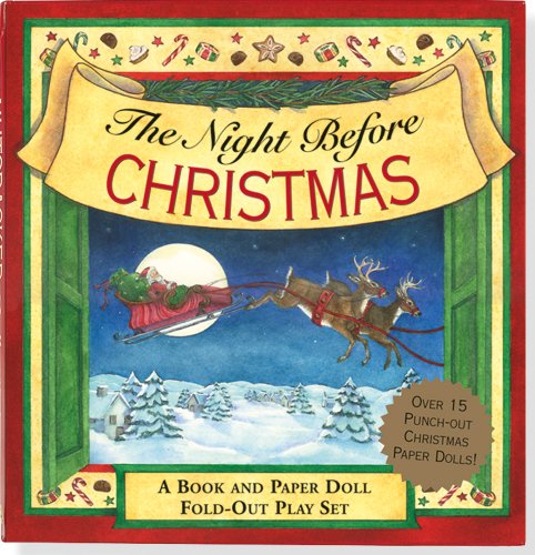 9781593598242: The Night Before Christmas: A Book and Paper Doll Fold-out Play Set (Activity Book, Christmas) (Activity Book Series)