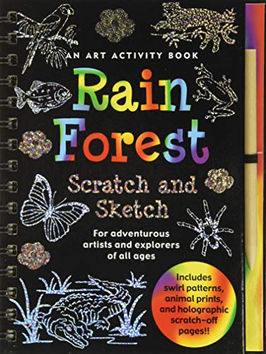 9781593598624: Sketch and Scratch Rain Forest (Scratch & Sketch)