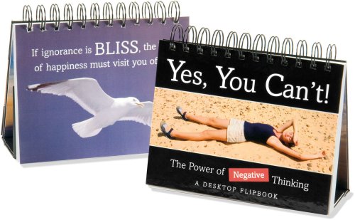 YES, YOU CAN'T!: The Power of Negative Thinking (Flipbook) (Flipbook Series) (9781593598877) by Ruth Cullen