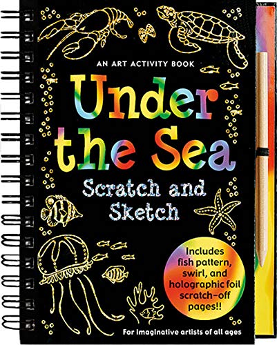 Beispielbild fr Under the Sea Scratch and Sketch: An Art Activity Book for Imagin zum Verkauf von Hawking Books