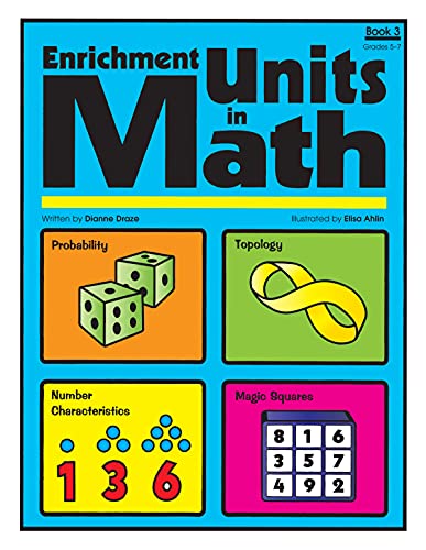 Stock image for Enrichment Units in Math, Book 3, Grades 5-7 for sale by HPB-Ruby