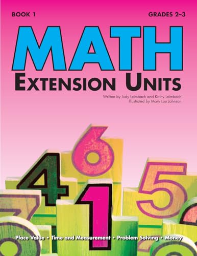 Stock image for Math Extension Units: Book 1, Grades 2-3 (Math Extension Units, 1) for sale by Goodwill