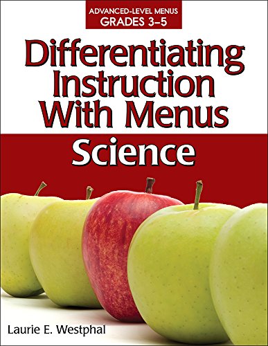 Beispielbild fr Differentiating Instruction with Menus: Science (Grades 3-5) zum Verkauf von Wonder Book