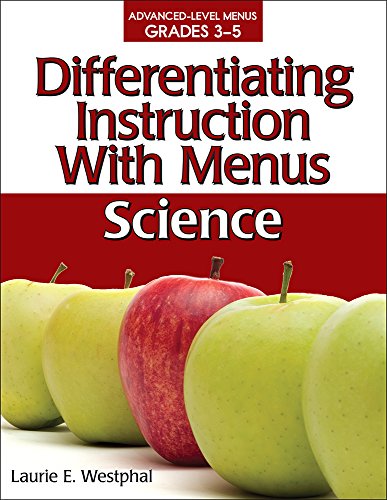 Imagen de archivo de Differentiating Instruction with Menus: Science (Grades 3-5) a la venta por SecondSale