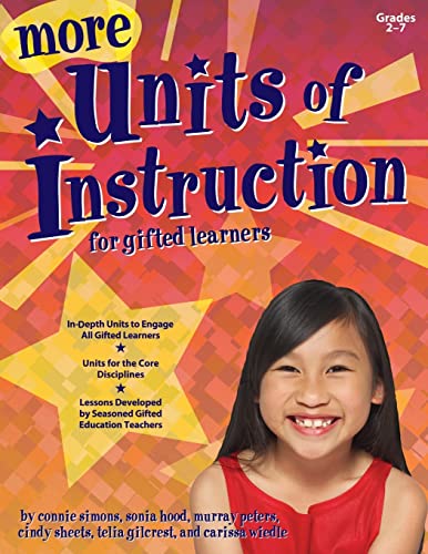 Imagen de archivo de More Units of Instruction for Gifted Learners a la venta por HPB-Red