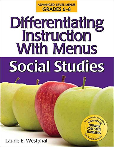 Stock image for Differentiating Instruction with Menus: Math (Grades 6-8) for sale by ThriftBooks-Atlanta