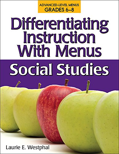 Stock image for Differentiating Instruction with Menus: Social Studies (Grades 6-8) for sale by New Legacy Books