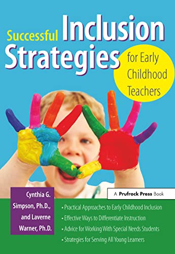 Beispielbild fr Successful Inclusion Strategies for Early Childhood Teachers zum Verkauf von Better World Books