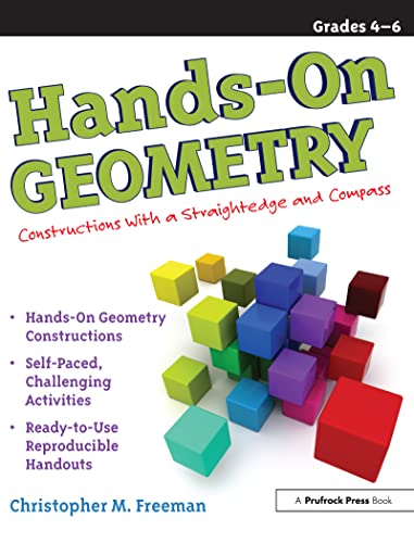 Beispielbild fr Hands-On Geometry: Constructions With a Straightedge and Compass (Grades 4-6) zum Verkauf von WorldofBooks