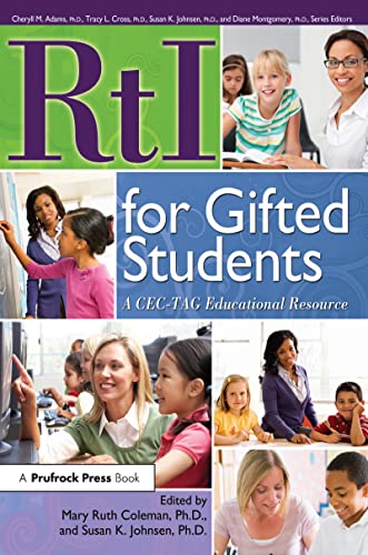 9781593634889: RtI for Gifted Students: A CEC-TAG Educational Resource