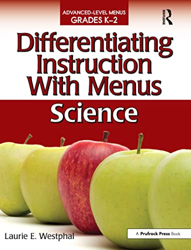 Stock image for Differentiating Instruction With Menus: Science (Grades K-2) for sale by HPB-Emerald