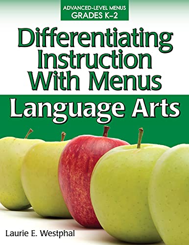 Beispielbild fr Differentiating Instruction With Menus: Language Arts (Grades K-2): 0 zum Verkauf von Reuseabook