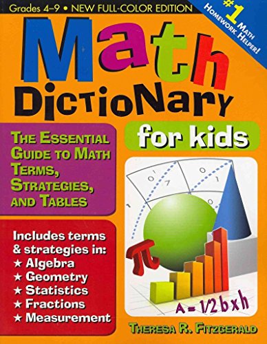 9781593636449: Math Dictionary for Kids: The Essential Guide to Math Terms, Strategies, and Tables (Updated ed.)