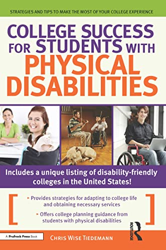 Imagen de archivo de College Success for Students with Physical Disabilities a la venta por Better World Books