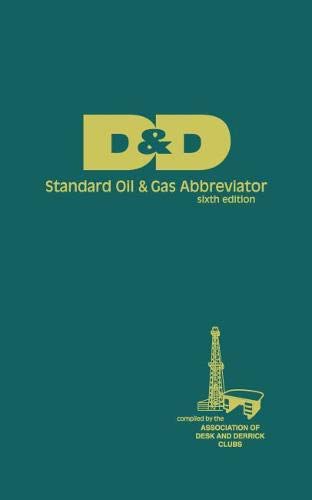 Beispielbild fr D&D Standard Oil & Gas Abbreviator [With Mini CD-ROM] zum Verkauf von ThriftBooks-Atlanta
