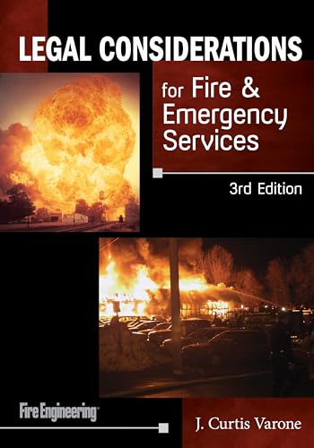 9781593703479: Legal Considerations for Fire & Emergency Services