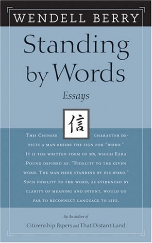 Stock image for STANDING BY WORDS: ESSAYS for sale by Black Swan Books, Inc.