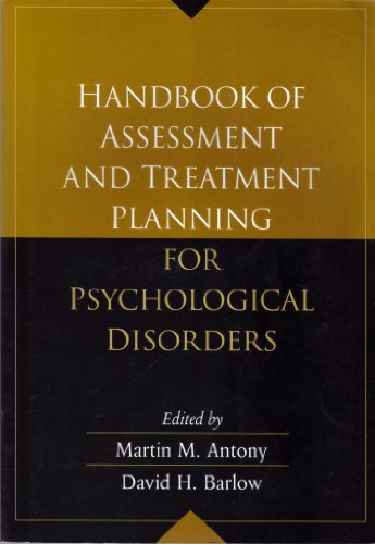 Imagen de archivo de Handbook of Assessment and Treatment Planning for Psychological Disorders a la venta por Wonder Book