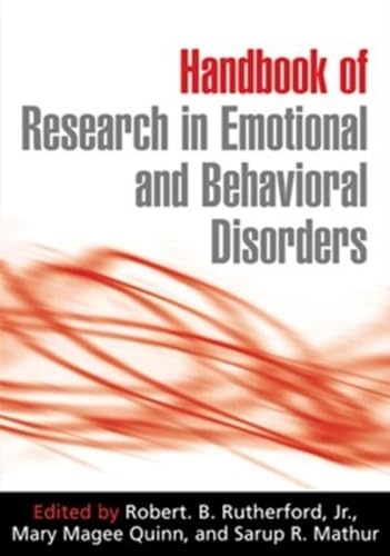 Imagen de archivo de Handbook of Research in Emotional and Behavioral Disorders a la venta por Better World Books