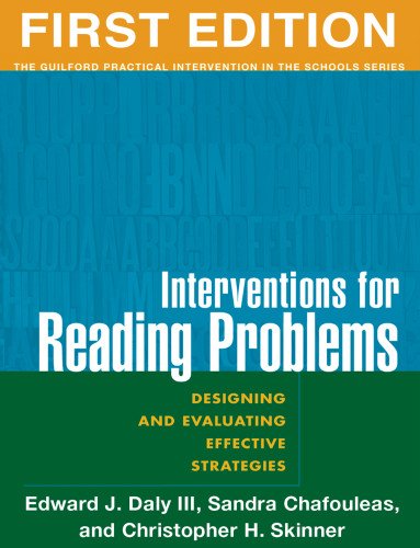 Beispielbild fr Interventions for Reading Problems : Designing and Evaluating Effective Strategies zum Verkauf von Better World Books