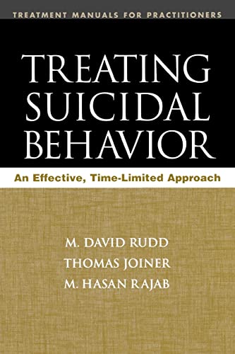 Beispielbild fr Treating Suicidal Behavior: An Effective, Time-Limited Approach (Treatment Manuals for Practitioners) zum Verkauf von HPB-Red