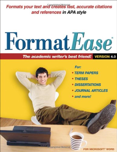 Stock image for FormatEase, Version 4.0: Paper and Reference Formatting Software for sale by Book Outpost