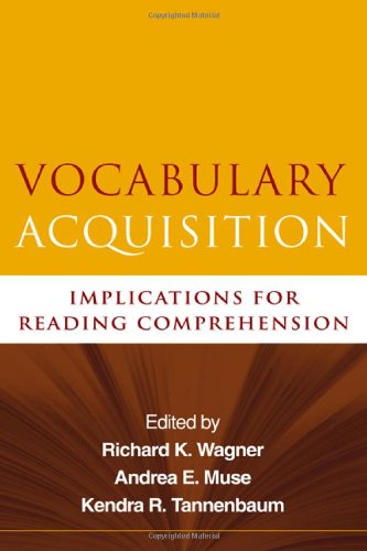 Beispielbild fr Vocabulary Acquisition: Implications for Reading Comprehension zum Verkauf von HPB-Red