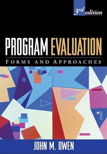 Beispielbild fr Program Evaluation : Forms and Approaches zum Verkauf von Better World Books