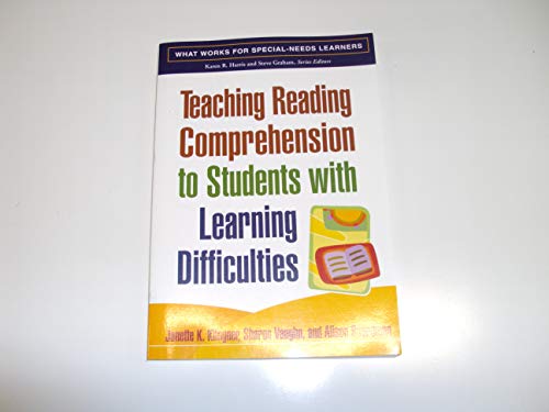 Imagen de archivo de Teaching Reading Comprehension to Students with Learning Difficulties, First Ed (What Works for Special-Needs Learners) a la venta por SecondSale