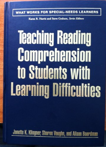 Beispielbild fr Teaching Reading Comprehension to Students with Learning Difficulties zum Verkauf von Better World Books