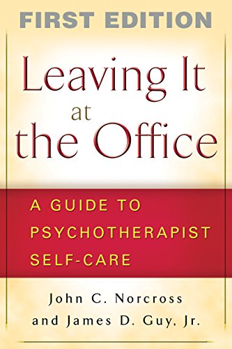 Stock image for Leaving It at the Office: A Guide to Psychotherapist Self-Care for sale by Books Puddle