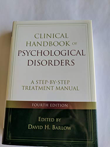 Beispielbild fr Clinical Handbook of Psychological Disorders: A Step-By-Step Treatment Manual zum Verkauf von ThriftBooks-Phoenix