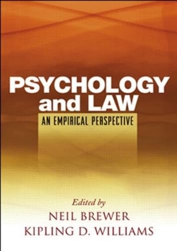 Beispielbild fr Psychology and Law: An Empirical Perspective zum Verkauf von ThriftBooks-Dallas