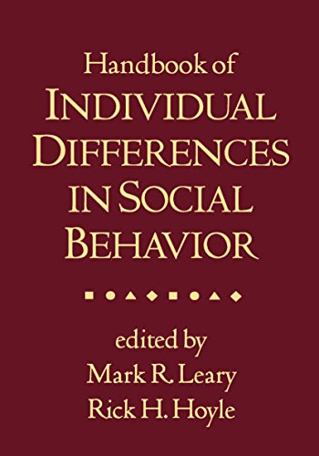 Stock image for Handbook of Individual Differences in Social Behavior for sale by Revaluation Books