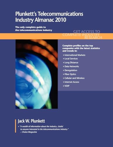 Beispielbild fr Plunketts Telecommunications Industry Almanac 2010 zum Verkauf von Basi6 International