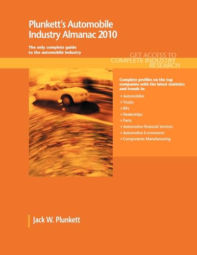 Beispielbild fr Plunketts Automobile Industry Almanac 2010 zum Verkauf von Basi6 International