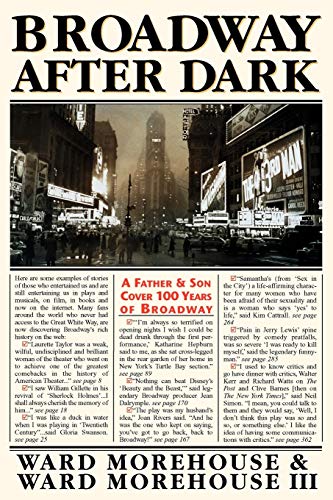 Beispielbild fr Broadway After Dark: A Father and Son Cover 100 Years of Broadway zum Verkauf von HPB-Ruby